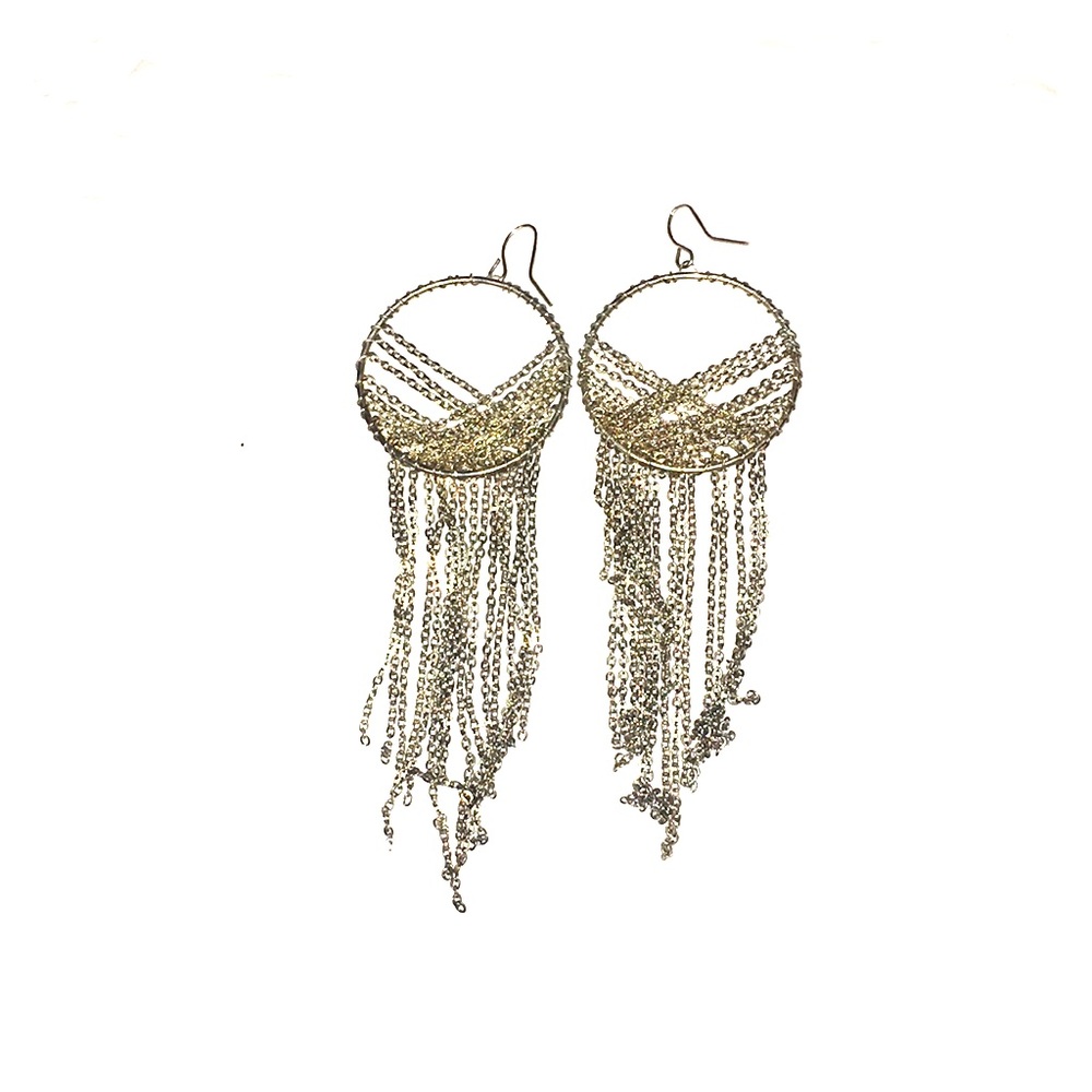 Gold earrings